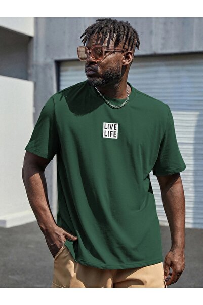 Machetta Μπλουζάκι Nefti Life Live Plus Size Cotton Unisex Oversize - Μπροστι...