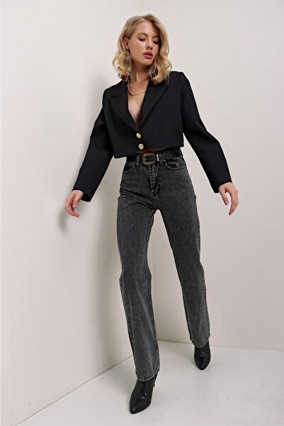 DRC trend Liana Smoked Lycra Wide Leg Jeans Loose Wide Leg Jeans