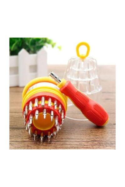 Vi Caro 31 Parça Yumurta Model Mini Tornavida Ve Uç Seti-mıknatıslı Uçlar