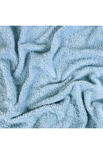 Benlisso Home Husa de perna decorativa Teddy Puffy de pluș Albastru 43x43