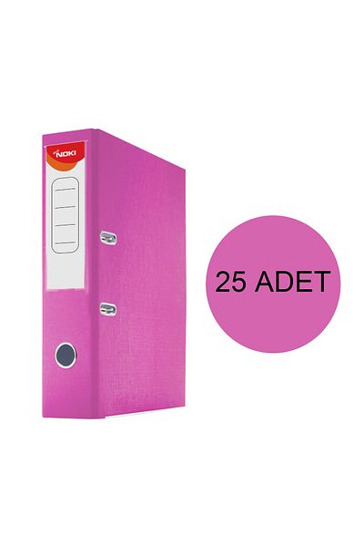 Noki Pink 25-Piece Box Wide Plastic Folder (56411-070)