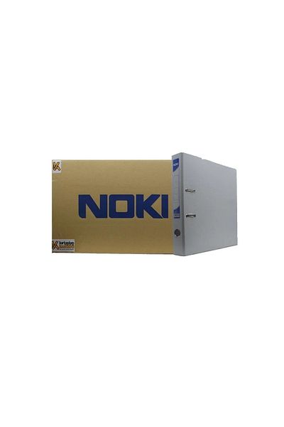 Noki مجلد بلاستيكي ضيق (56412-010) صندوق أبيض مكون من 25 قطعة