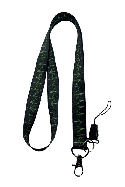 StormiStoretr Yeşil Ekg Boyun Ipi Telefon Askısı
