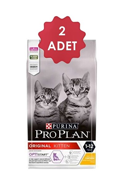 Pro Plan Pro Plan Kitten Original Tavuklu Ve Pirinçli Yavru Kedi Maması 3 Kg X 2 Adet