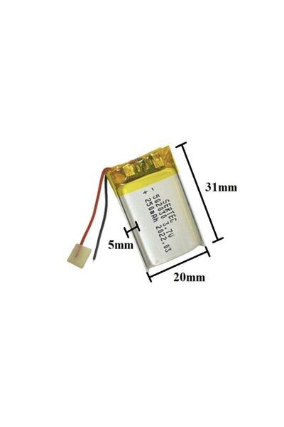 Sertec Lipo Polimer 502030 3.7v 250mah Lityum Polimer Pil