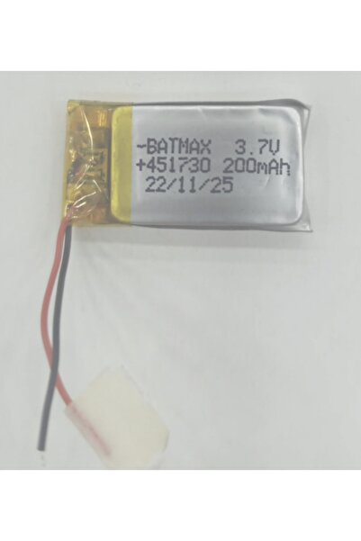Sertec Lipo Polimer 451730 Lityum 3.7v 200mah Polimer Pil