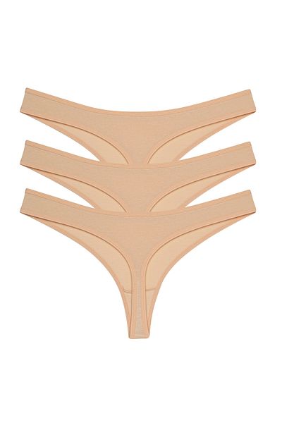pink mood Flexifit Thong 3 Pack
