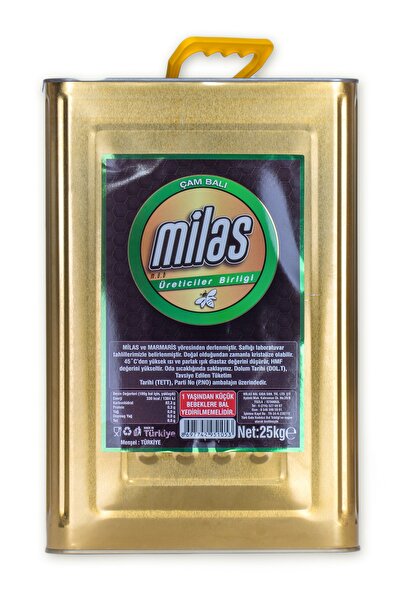 Milas Üreticiler Birliği Çam Balı 25 Kg (Tanıtım Amaçlı)