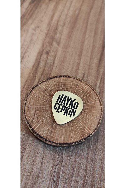 luffy design Hayko Cepkin Yazılı Metal Pena Gitar Pnmeası Koleksiyonluk