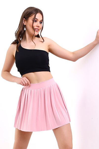 winmoda Жіноча спідниця для тенісу з підкладкою та колготками / Tennis Skirt