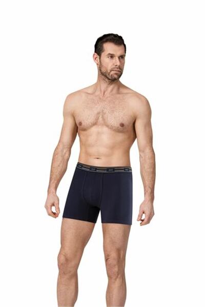 Namaldı Ανδρικό Λευκό Modal Boxer - Ελαστικό ύφασμα 193