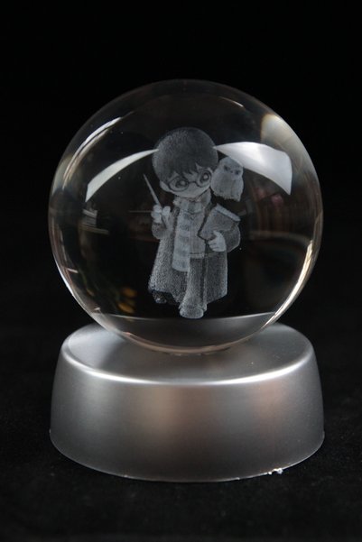 moryconcept Harry Potter Cam Küre Işıklı Standlı Hediye