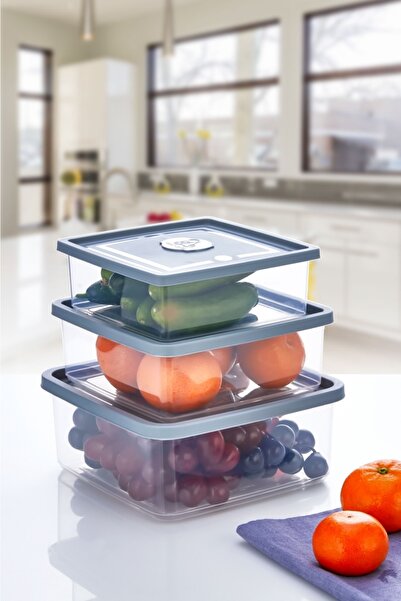 KÜÇÜK EW Set of 3 Three Size Storage Container| Kahvaktılık