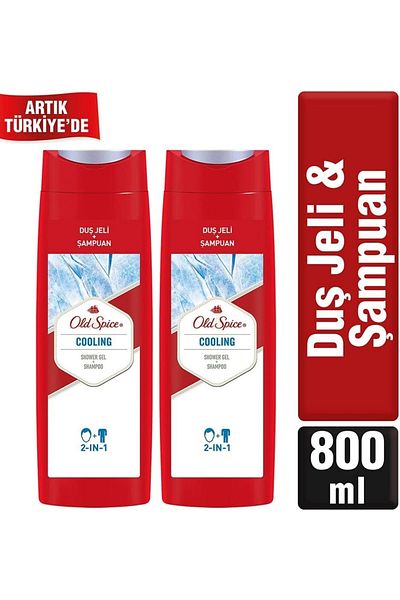Dalan Old Spice Set of 2 Shower Gel and Shampoo - 400 Ml Cooling