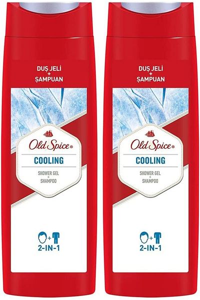 Dalan Old Spice Set of 2 Shower Gel and Shampoo - 400 Ml Cooling