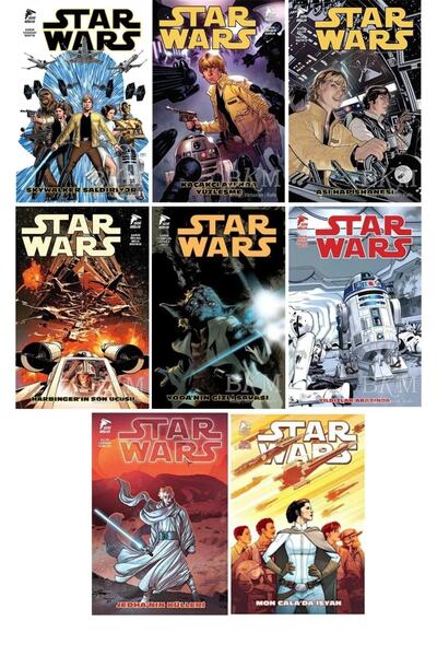 Çizgi Düşler Star Wars 8'li Çizgi Roman Seti Ayraç Hediyeli