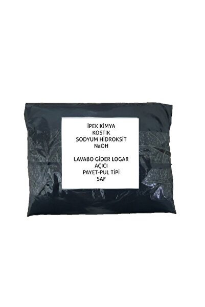 IPEK KIMYA Kostik Sodyum Hidroksit Katı Lavabo Gider Açıcı Payet 1 Kg