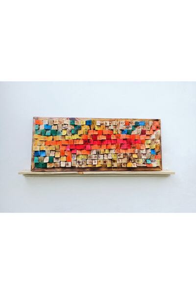 zenedesignstudio Ahşap Akustik Panel Sound Diffuser Wood Wall Art 3 Boyutlu T...