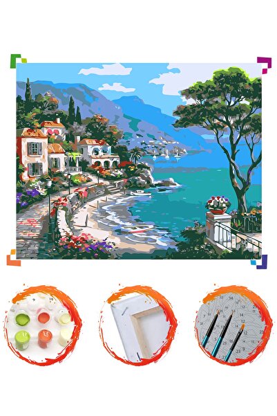 PlusHobby Sb11/dalga Çoşkusu-sayılarla Boyam Seti 40x50 Cm Tuval