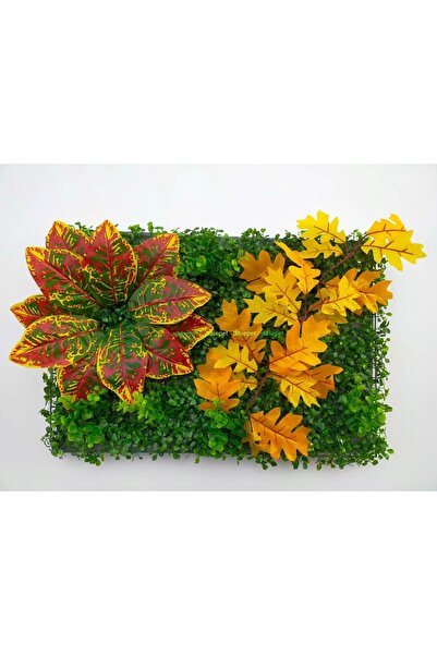 DDTREND Yapay Dikey Bahçe Kullanıma Hazır Duvar Paneli 40 X 60 Cm Yeni Trend Dekorasyon ( Strafor Dahil )