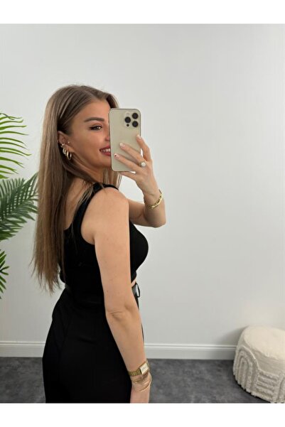 HARMONY GLOBAL Ultra Yüksek Bel Çift Pliseli Kaliteli Atlas Kumaş Palazzo Pantolon Siyah