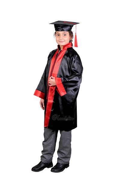 Mandalin Consept Graduation Cube Primary School Black Red
