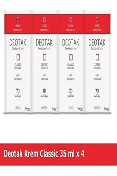 Deotak Krem Deodorant Classic X 4