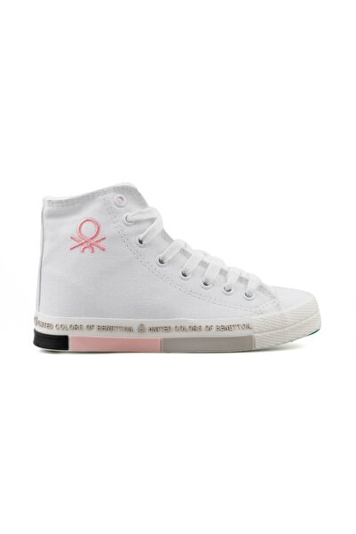 Benetton Bn70021 White Powder Γυναικεία Casual Παπούτσια Bn70021-white-powder...