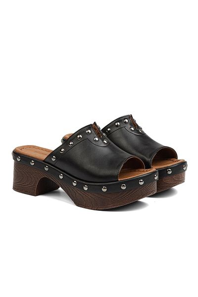 Pierre Cardin ® |   PC-6925-3591 Negru - Papuci de damă cu toc