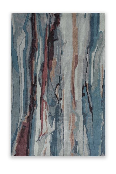 Rugs Modern Halı Mira 1230 Marble Pattern Multi-Colored Printed Woven Base Ca...