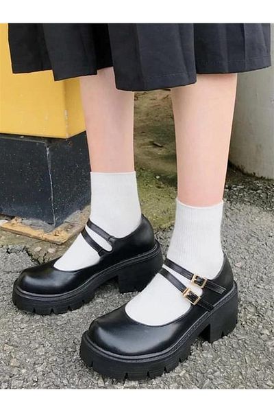 Planet Butik Mary Jane 2 Belted Lolita Shoes
