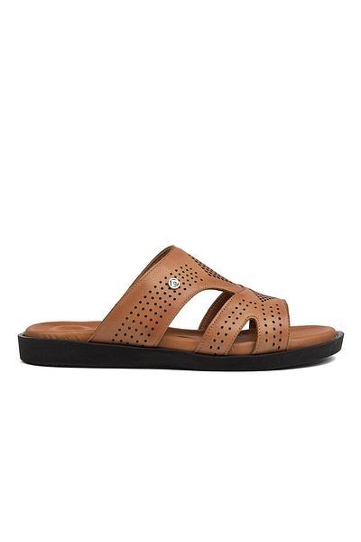 Pierre Cardin ® |   PC-7129 - 2162 Tan - Ανδρικές παντόφλες
