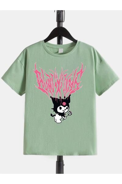 Keywest Bad Cat Printed Pamučna prevelika dečija majica