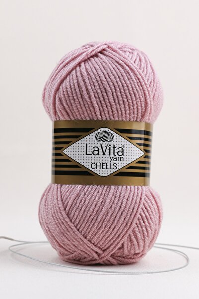 LaVita Yarn خيوط الحياكة اليدوية من تشيلز، خيوط تاكا (4134-مسحوق)