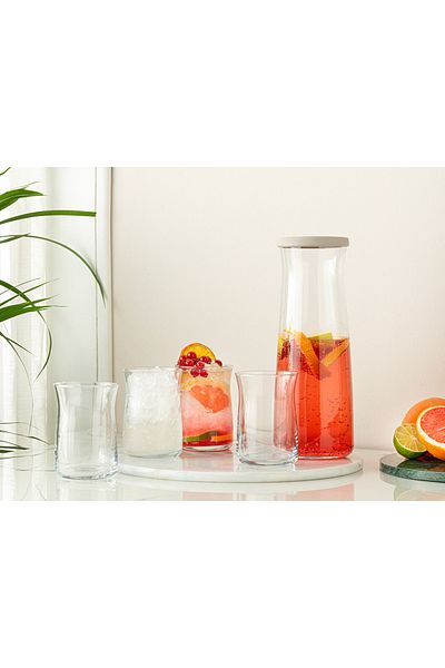 English Home 1200 ml Clear Water Set - Home Isac Glass 5 Pieces Mhmt 1053513