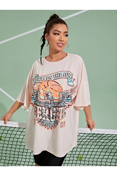 Machetta Μπλουζάκι Unisex από βαμβακερό τυπωμένο Oversize Towards The Sun