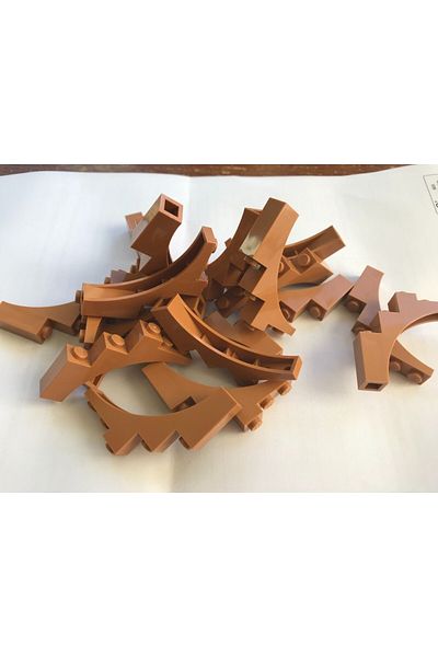 LEGO Original Moc Custom Accessory Creator Arch 1 X 5 X 4 Belt Light Brown 2 Pieces Will Be Sent