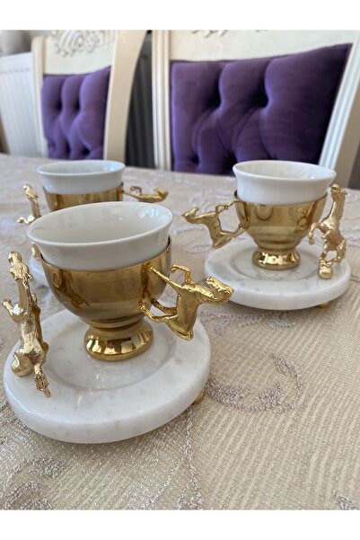 Angel Tasarım Atlı Fincan Takımı