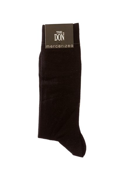 TheDon Мъжки чорапи Don Mercerized, черни