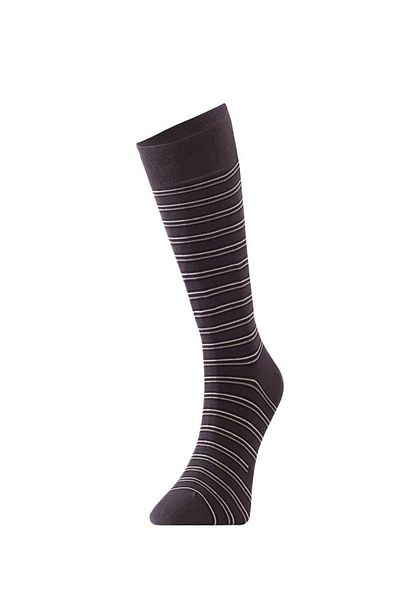 TheDon Ανδρικές κάλτσες Don Striped Bamboo K007c Anthracite