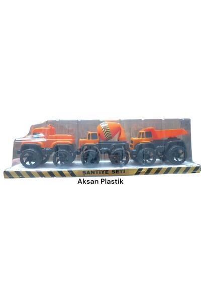 lufy مجموعة ألعاب موقع البناء، مجموعة ألعاب مكونة من 3 قطع سيارات لعبة