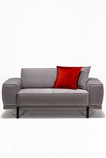Modalife Loft Ikili Salon&oturma Odası Kanepe - Silver