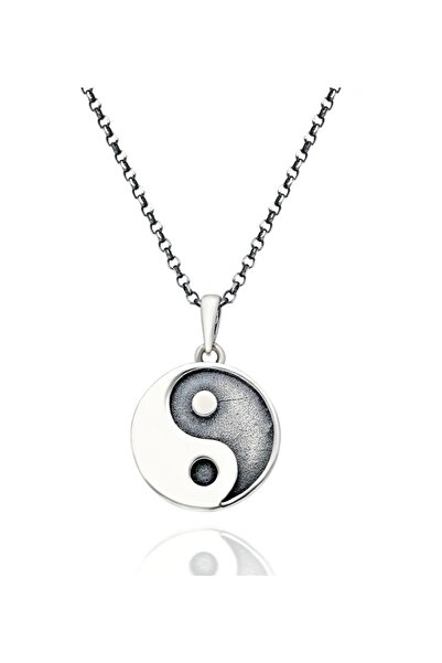 Herşey Nota Yin Yang Paslanmaz Çelik Kolye