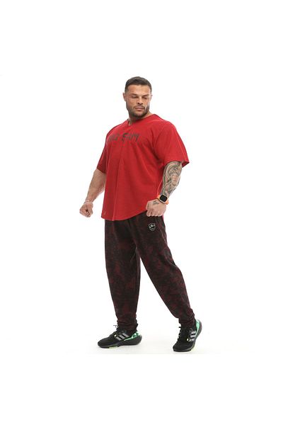 Big Sam Oversize Bodybuilding Rag Top T-shirt 3332