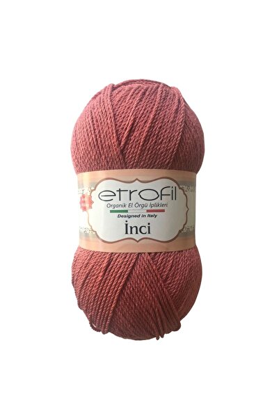 Etrofil İnci %Premium Merserize El Örgü İpi - Mercan 73100