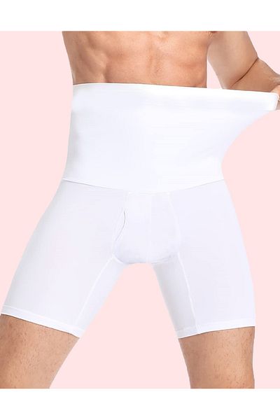 MİSTİRİK Danni Regional Firming and Shaping Men's Boxer Corset White Color