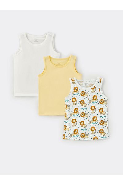 LC Waikiki Baby Boy Athlete 3-teilig mit Rundhalsausschnitt