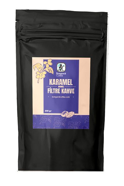 Bongardi Coffee Caramel Flavored Filter Coffee Set 5X200G (Ground)