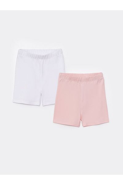 LC Waikiki Set de 2 jambiere cu talie elastică pentru fetiță