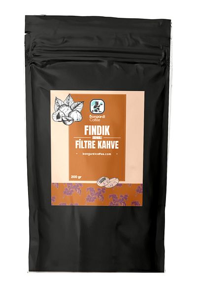 Bongardi Coffee Hazelnut Flavored Filter Coffee Set 5X200G (Ground)